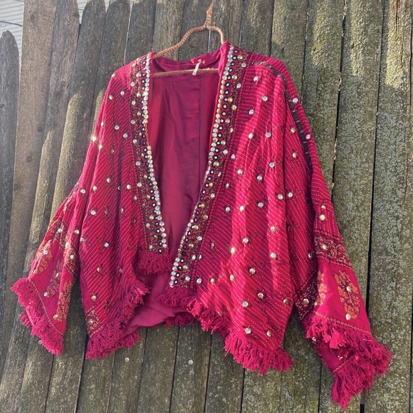 Free People Rays Of Light Embellished Jacket - Picture 3 of 7